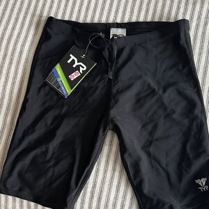 TYR Black Men’s Jammer Swim Trunks